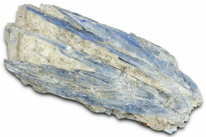 Vibrant Blue Kyanite Crystals and Staurolite In Quartz - Brazil #368776